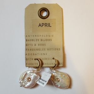 Anthropologie Birthstone Drop Earrings April